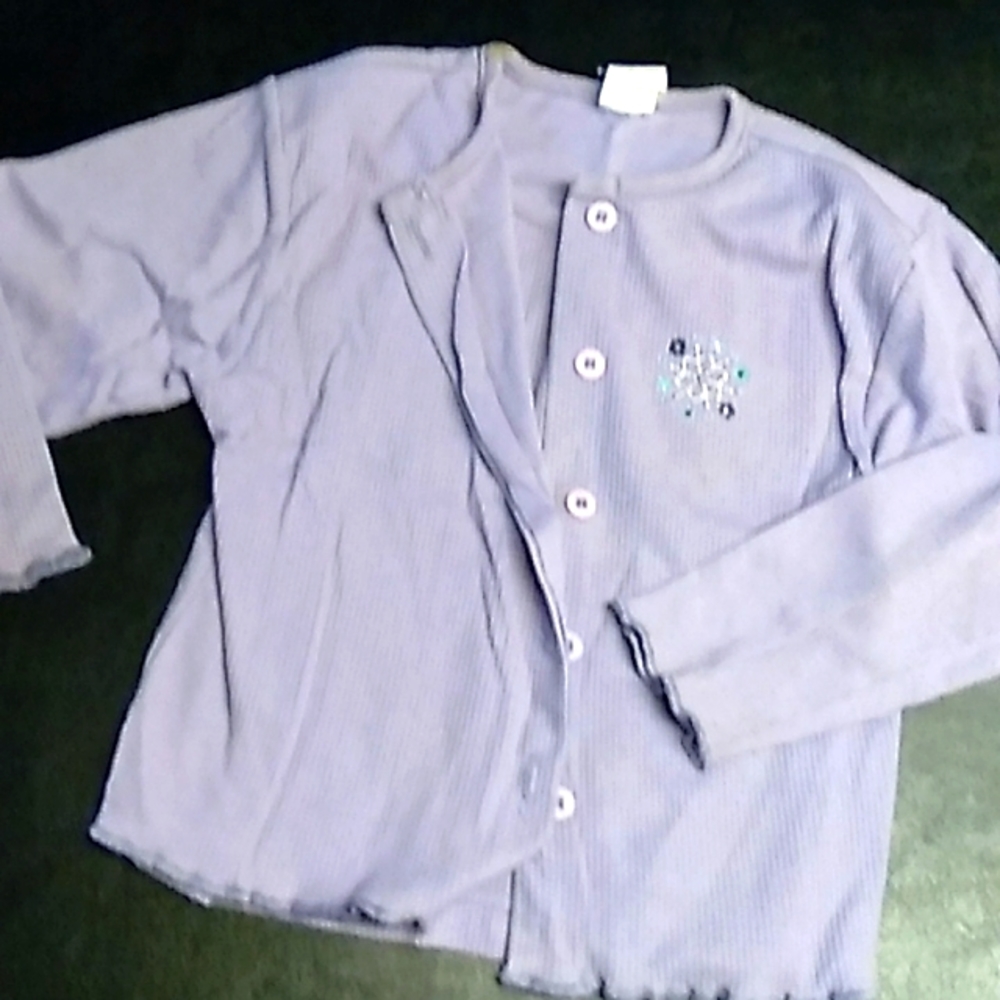 Girls long sleeve w/ attached camisole